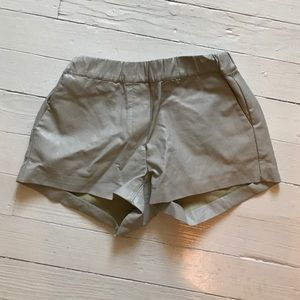 Leather Mini Shorts